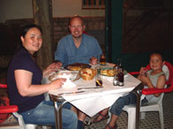 Het campingrestaurant was lekker en goedkoop